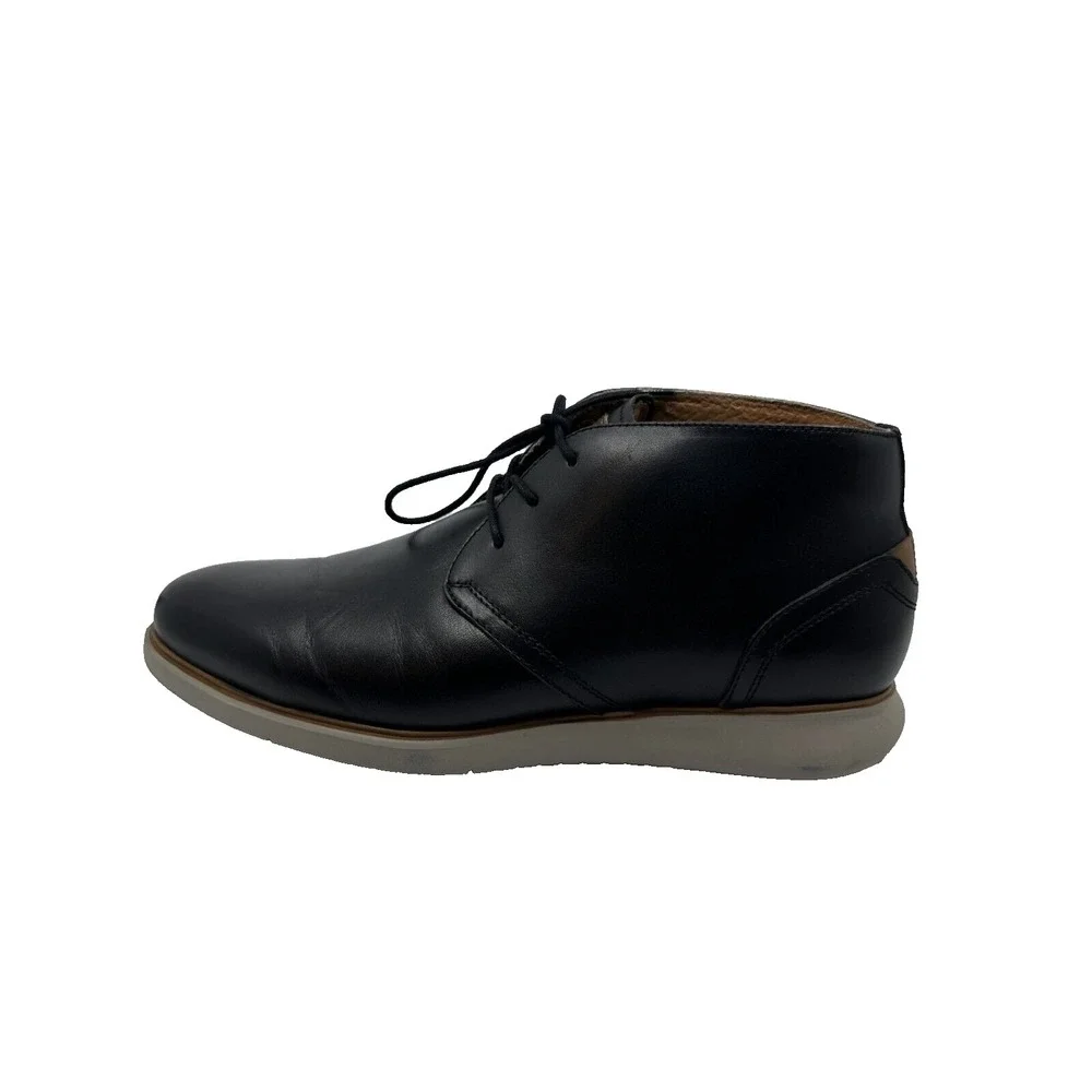Florsheim Men's Fuel Plain Toe Chukka BT Black Boot US 10.5 14241-001 NEW OPN BX